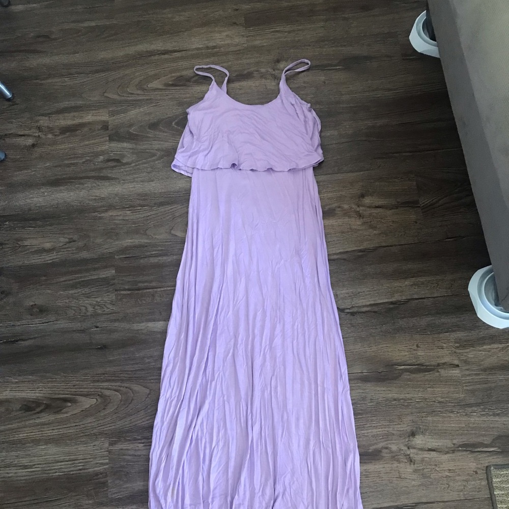 Malloy purple maxi dress size medium!